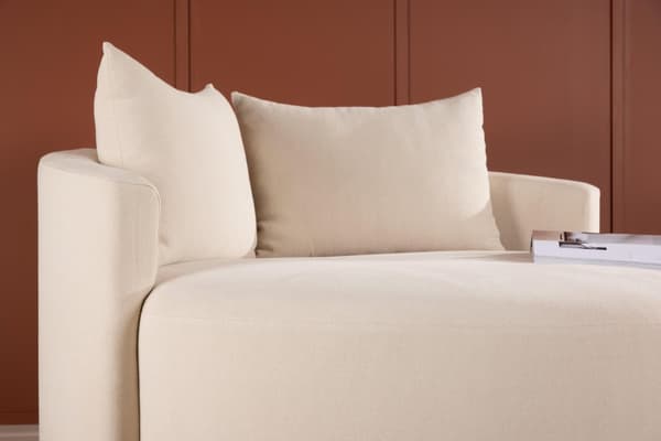 FURNLUX NOJATUOLI KELSO BEIGE & MUSTA 150CM