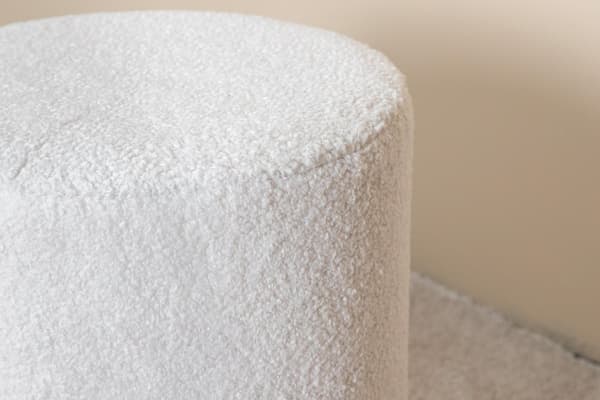 FURNLUX SITTPUFF BENJI VIT & SVART 35CM