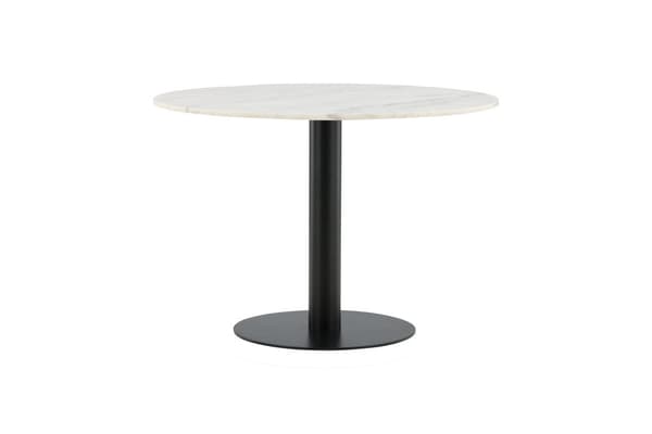 FURNLUX MATBORD ESTELLE MARMOR VIT & SVART 106CM