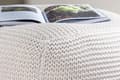 Miniatyrbild 5 av 5: FURNLUX SITTPUFF LUCA VIT 60CM