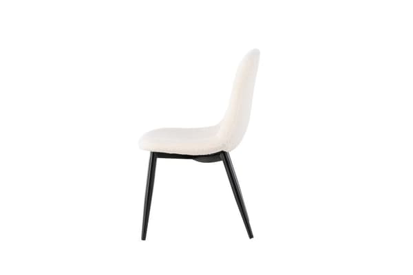 FURNLUX OTTOMAN POLAR HVID & SORT 43CM