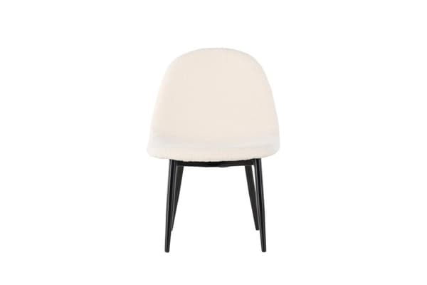 FURNLUX OTTOMAN POLAR HVID & SORT 43CM