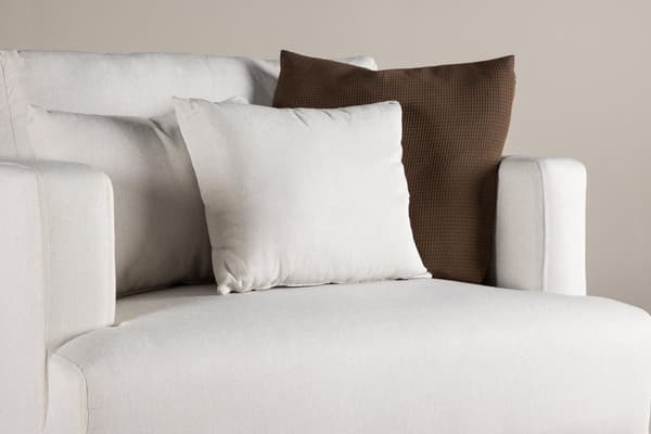 FURNLUX FÅTÖLJ SOFIA VIT & SVART 104CM