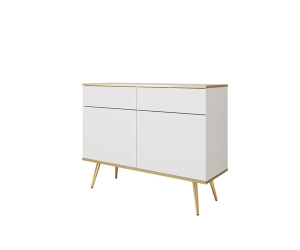 FURNLUX LIPASTO ORO VALKOINEN & KULTA 107CM