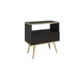 Miniatyrbillede 1 af 3: FURNLUX NATBORD ORO SORT & GULD 54CM