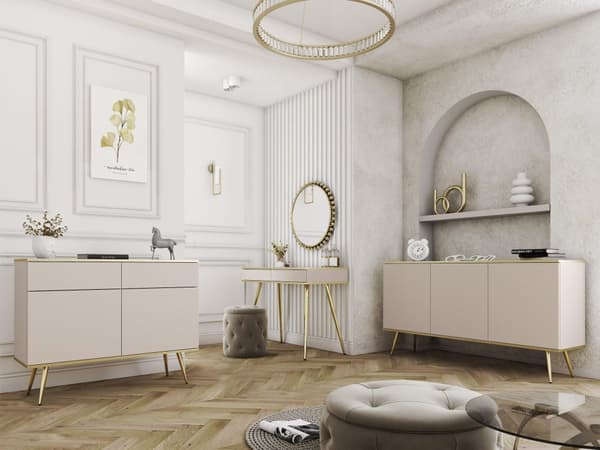 FURNLUX LIPASTO ORO BEIGE & KULTA 107CM