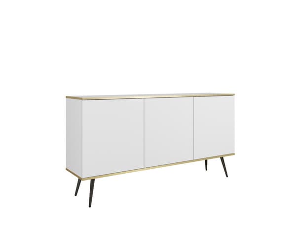 FURNLUX LIPASTO ORO VALKOINEN & MUSTA 160CM