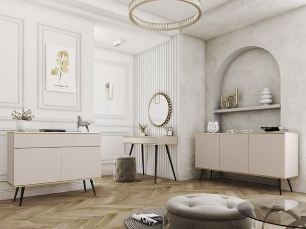 FURNLUX LIPASTO ORO BEIGE & MUSTA 107CM