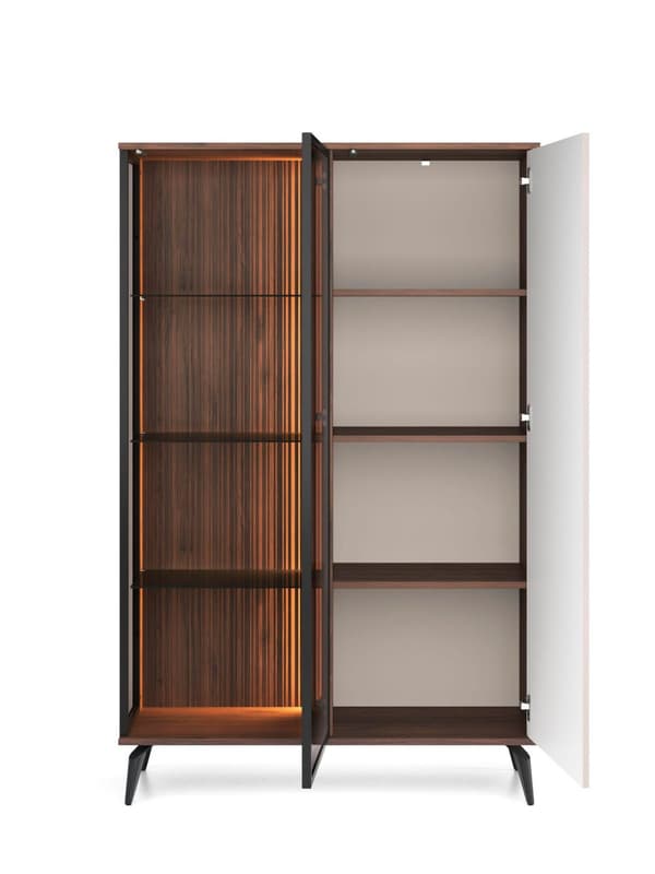 FURNLUX SHOWCASE VICI BEIGE & SVART 103CM