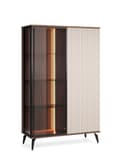 Miniatyrbild 1 av 6: FURNLUX SHOWCASE VICI BEIGE & SVART 103CM