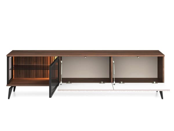 FURNLUX TV-BORD VICI BEIGE & SORT 180CM