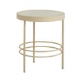 Pikkukuva 1 / 3: FURNLUX SIVUPÖYTÄ JUNGO MARMORI VALKOINEN & BEIGE 50CM
