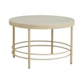 Pikkukuva 1 / 3: FURNLUX SOHVAPÖYTÄ JUNGO MARMORI VALKOINEN & BEIGE 80CM