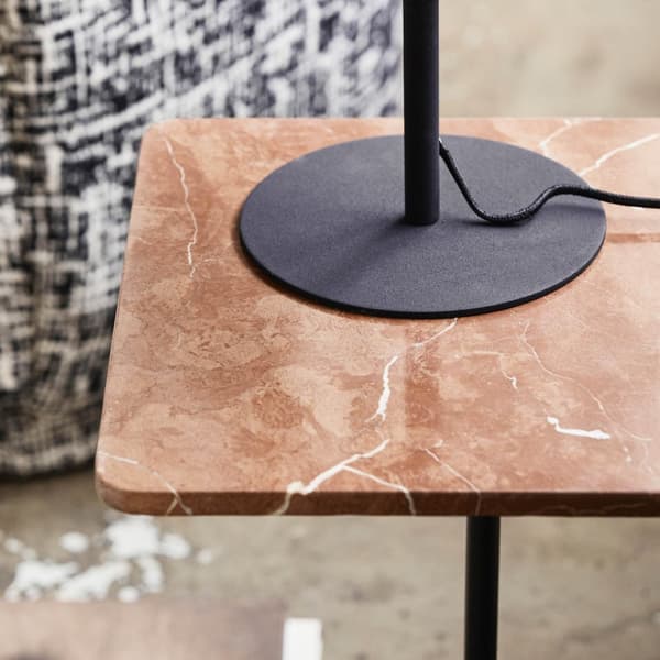 FURNLUX SIVUPÖYTÄ CHAO PUNAINEN & MUSTA 40CM