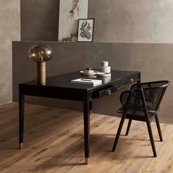 FURNLUX RUOKASALIN TUOLI WICKY MUSTA 61CM