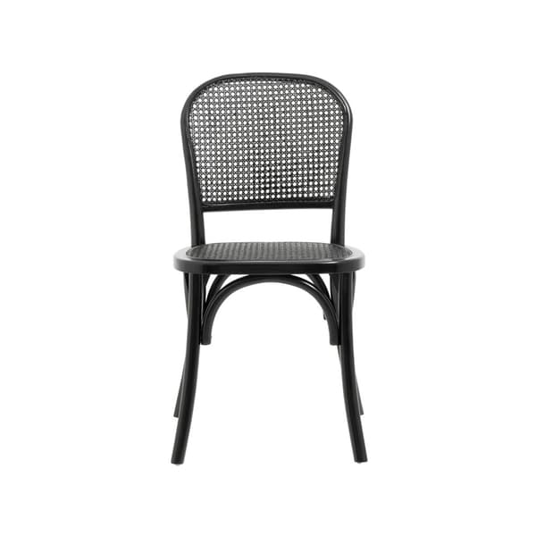 FURNLUX RUOKASALIN TUOLI WICKY MUSTA 44CM