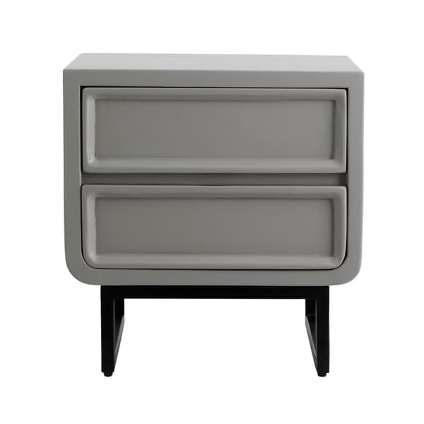 FURNLUX NATTDUKSBORD LEDRO GRÅ & SVART 45CM