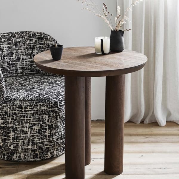 FURNLUX RUOKAPÖYTÄ HELIN RUSKEA 70CM
