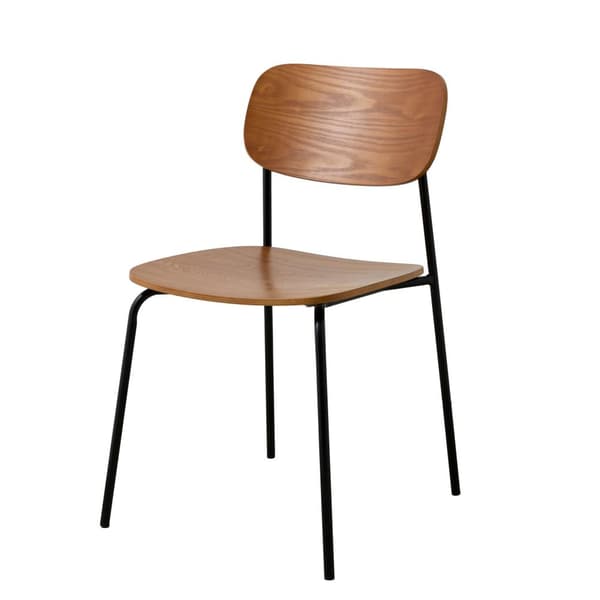 FURNLUX MATSALSSTOL ESA BEIGE & SVART 43CM