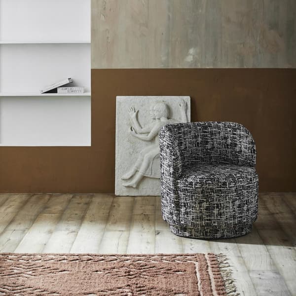 FURNLUX FÅTÖLJ BOMU SVART 75CM