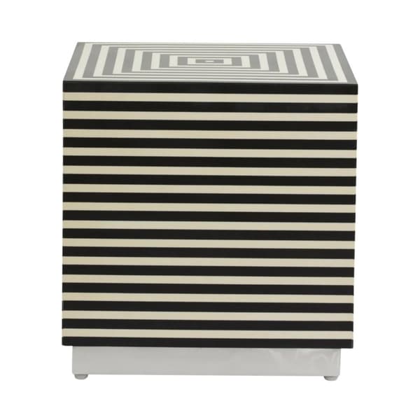 FURNLUX SOHVAPÖYTÄ TAURA MUSTA 46CM