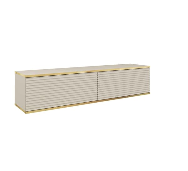 FURNLUX TV-TELINE ORO MDF BEIGE & KULTA 135CM