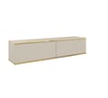Pikkukuva 1 / 2: FURNLUX TV-TELINE ORO MDF BEIGE & KULTA 135CM