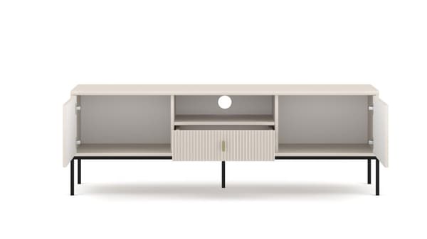 FURNLUX TV-BÄNK MAGGIORE BEIGE & SVART 154CM