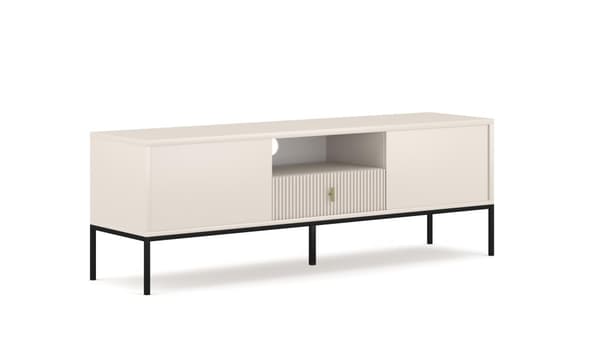 FURNLUX TV-BÄNK MAGGIORE BEIGE & SVART 154CM