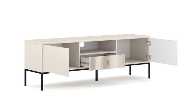 FURNLUX TV-BÄNK MAGGIORE BEIGE & SVART 154CM