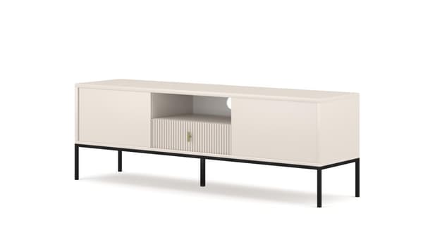 FURNLUX TV-BÄNK MAGGIORE BEIGE & SVART 154CM