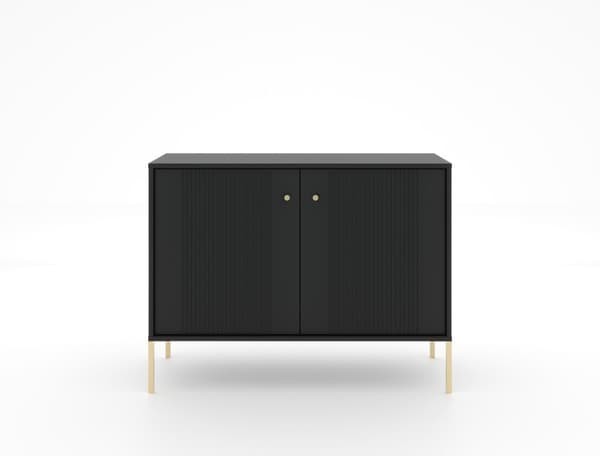 FURNLUX SKÄNK ISEO SVART & GULD 104CM