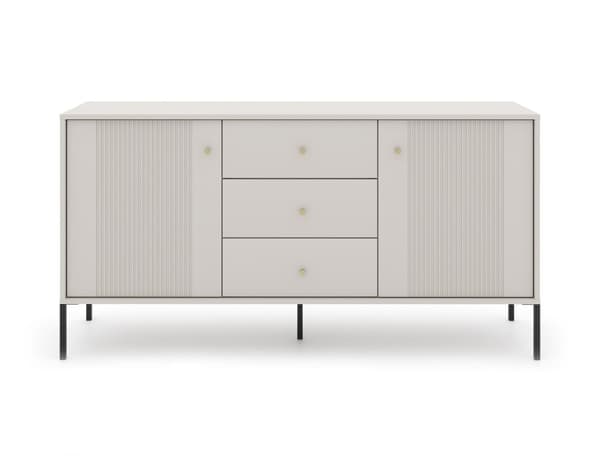 FURNLUX SIVUPÖYTÄ ISEO BEIGE & MUSTA 154CM