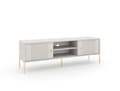 Miniatyrbillede 4 af 7: FURNLUX TV-BORD ISEO BEIGE & GULD 154CM