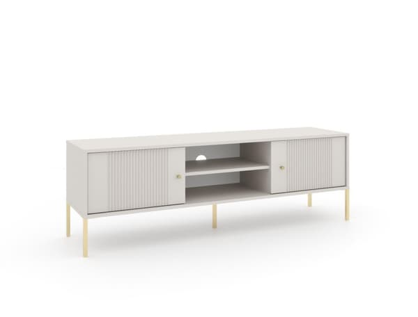 FURNLUX TV-BORD ISEO BEIGE & GULD 154CM