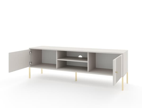 FURNLUX TV-BORD ISEO BEIGE & GULD 154CM