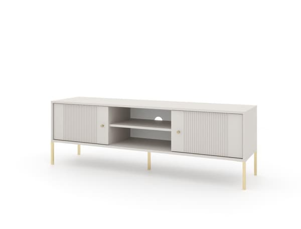 FURNLUX TV-BORD ISEO BEIGE & GULD 154CM