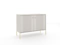 Pikkukuva 4 / 7: FURNLUX SIVUPÖYTÄ ISEO BEIGE & KULTA 104CM