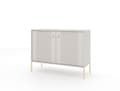 Pikkukuva 1 / 7: FURNLUX SIVUPÖYTÄ ISEO BEIGE & KULTA 104CM