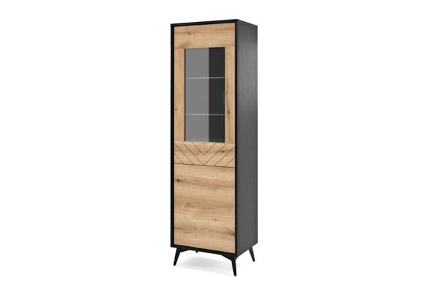 FURNLUX VITRIINI TIMANTTI BEIGE & MUSTA 54CM