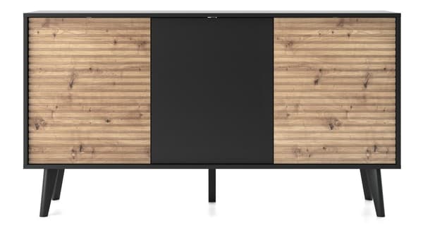 FURNLUX LIPASTO PAJU MUSTA & BEIGE 154CM