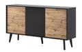 Pikkukuva 1 / 5: FURNLUX LIPASTO PAJU MUSTA & BEIGE 154CM