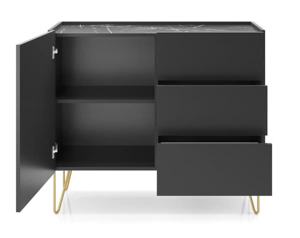 FURNLUX LIPASTO HARMONY BLACK & GOLD 97CM
