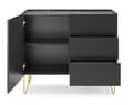 Pikkukuva 3 / 5: FURNLUX LIPASTO HARMONY BLACK & GOLD 97CM