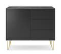 Pikkukuva 2 / 5: FURNLUX LIPASTO HARMONY BLACK & GOLD 97CM