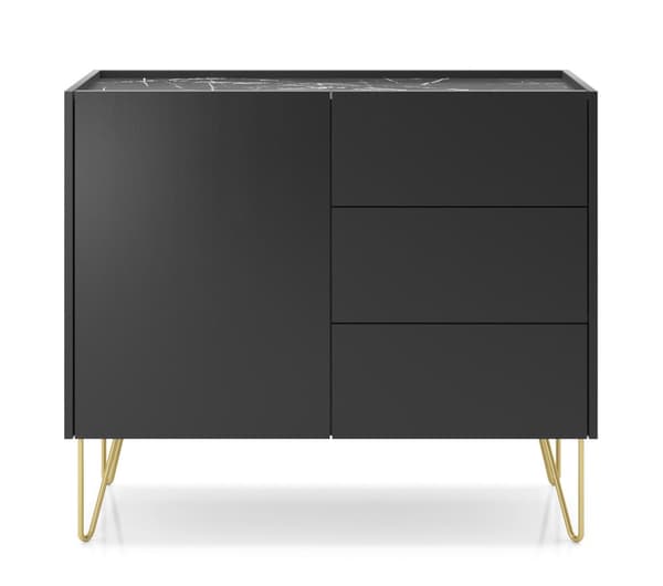 FURNLUX LIPASTO HARMONY BLACK & GOLD 97CM