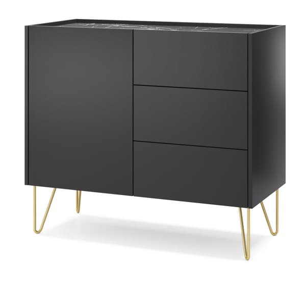 FURNLUX LIPASTO HARMONY BLACK & GOLD 97CM