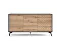 Miniatyrbild 2 av 2: FURNLUX SIDEBOARD DIAMANT BEIGE & SVART 154CM