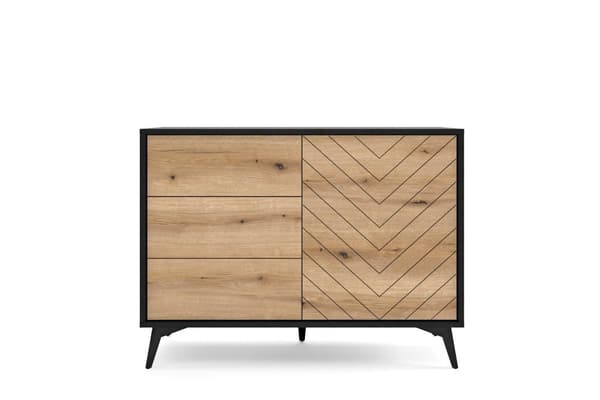 FURNLUX LIPASTO TIMANTTI BEIGE & MUSTA 104CM