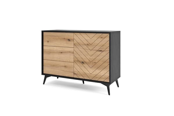 FURNLUX LIPASTO TIMANTTI BEIGE & MUSTA 104CM